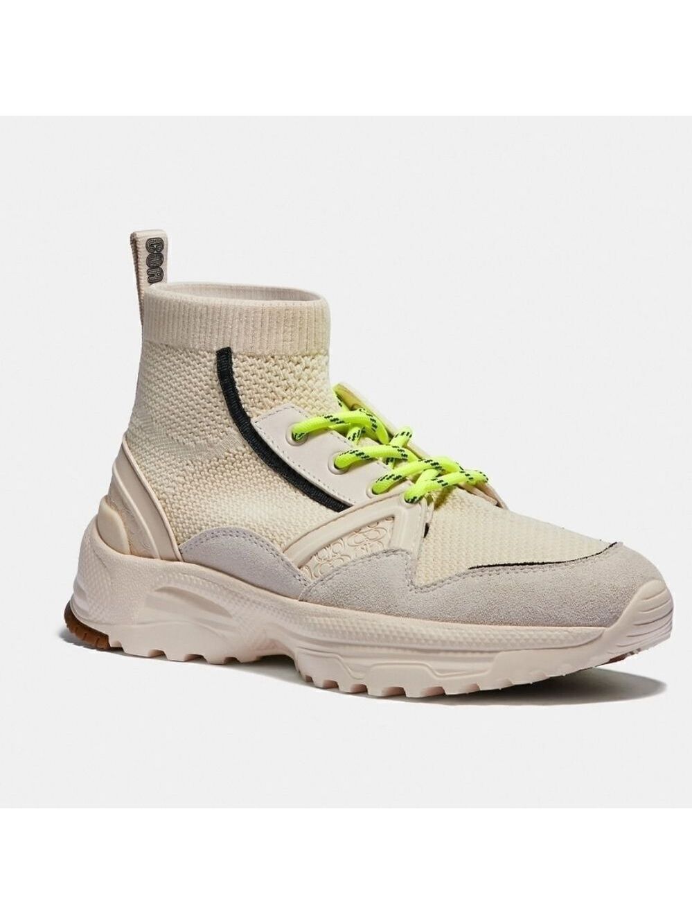 COACH C245 High Top Knit shoes